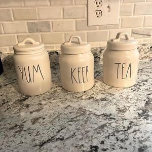 Rae Dunn Jars (set of 3)